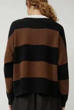 Fashion Merino Wool Sweater in Stripe Collections|Sweaters