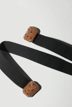 Discount Micro Crystals Belt in Camel Collections|Belts