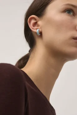 Fashion Mini Moon Earrings Set in Pale Blue Jewelry & Watches|Accessories