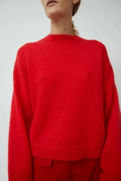 Online Mohair Sweater in Red Collections|Sweaters