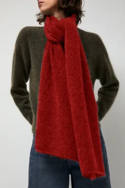 Discount Mokid Scarf in Red Holiday Gift Guide|Scarves & Gloves