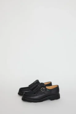 New Nyons Shoe in Lisse Noir Poils Noir Collections|Clogs And Shoes