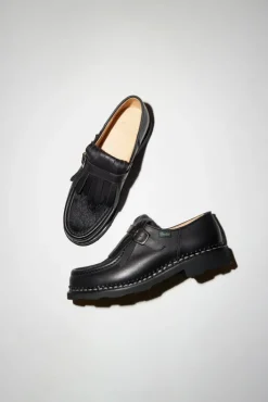 New Nyons Shoe in Lisse Noir Poils Noir Collections|Clogs And Shoes