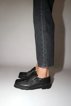 New Nyons Shoe in Lisse Noir Poils Noir Collections|Clogs And Shoes