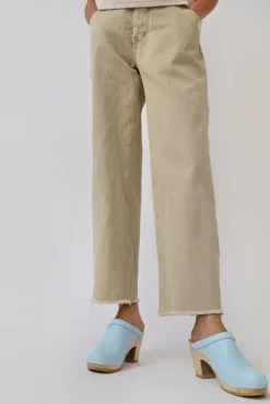 Online Old School Clog on High Heel in Light Blue Sale Clogs|Collections
