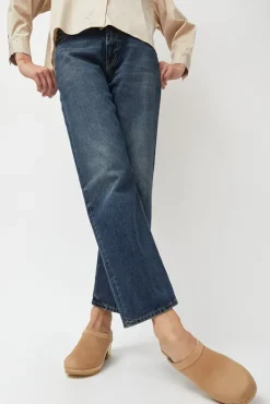 Best Old School Clog on Mid Heel in Bone Collections|Clog Sandals And Shoes
