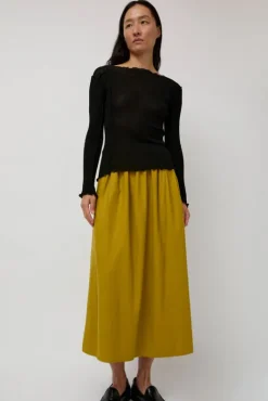 Hot Omato Wool Long Sleeve in Black Collections|Tops