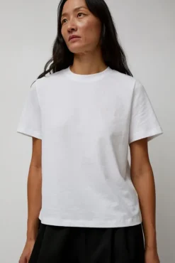 Sale Organic Cotton Classic Tee in White Collections|Tops