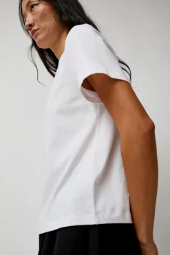 Sale Organic Cotton Classic Tee in White Collections|Tops