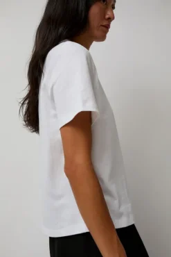Sale Organic Cotton Classic Tee in White Collections|Tops