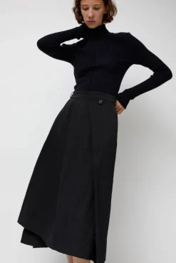 Outlet Origami Skirt in Black Collections|Skirts