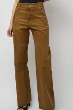 Fashion Palerma Biker Jean in Camel Collections|Denim