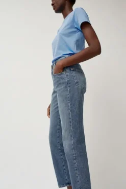 Hot Paris 5-Pocket Jean in Americana Blue Denim|Shorts & Pants