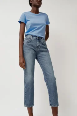 Hot Paris 5-Pocket Jean in Americana Blue Denim|Shorts & Pants