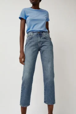 Hot Paris 5-Pocket Jean in Americana Blue Denim|Shorts & Pants