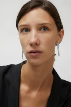 Clearance Pave Star Drop Earrings in White Holiday Gift Guide|Jewelry & Watches