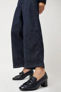 New Philippe Heeled Loafer in Navy Collections|Clogs And Shoes