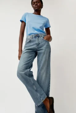 Hot Pitched Baggy Jean in Americana Blue Denim|Shorts & Pants