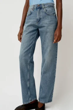 Hot Pitched Baggy Jean in Americana Blue Denim|Shorts & Pants