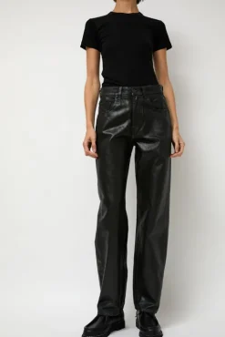 New Pitched Baggy Jeans in Black Blue Denim|Shorts & Pants