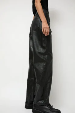 New Pitched Baggy Jeans in Black Blue Denim|Shorts & Pants