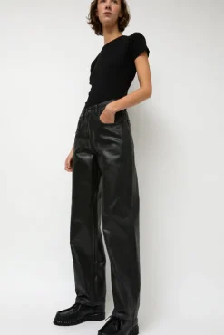 New Pitched Baggy Jeans in Black Blue Denim|Shorts & Pants