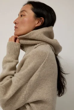Clearance Plain Hood in Beige Holiday Gift Guide|Hats