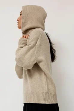 Clearance Plain Hood in Beige Holiday Gift Guide|Hats
