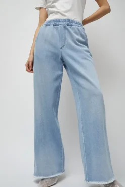 Discount Polly Elastic Waist Jean in Light Blue Collections|Shorts & Pants