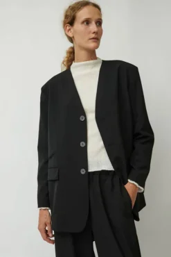 Clearance Porta Blazer in Black Jackets & Outerwear|Clothing
