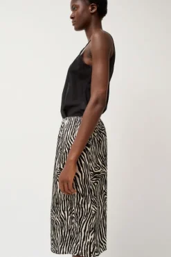Hot Printed Slip Skirt in Zebra Print Skirts|Clothing