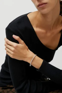 Sale 4 Prong N-dia Tennis Bracelet in White Jewelry & Watches|Accessories