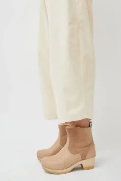 Sale 5" Pull on Shearling Clog Boot on Mid Heel in Fawn Holiday Gift Guide|Collections