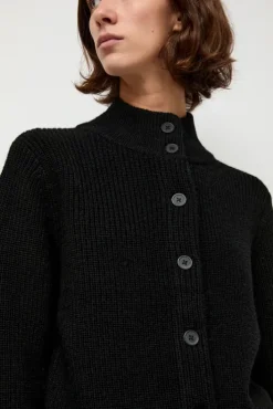 Hot Raw Blouson Cardigan in Black Collections|Sweaters