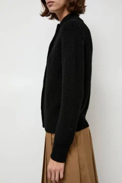 Hot Raw Blouson Cardigan in Black Collections|Sweaters