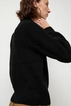 Hot Raw Blouson Cardigan in Black Collections|Sweaters