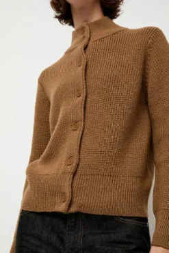 Outlet Raw Blouson Cardigan in Bronze Collections|Sweaters