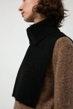 Online Raw Collar in Black Scarves & Gloves|Accessories