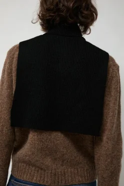 Online Raw Collar in Black Scarves & Gloves|Accessories