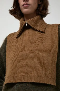 Sale Raw Collar in Bronze Scarves & Gloves|Accessories