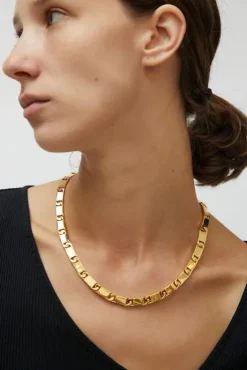 Sale Rectangle Chain Link Necklace in Gold Jewelry & Watches|Accessories