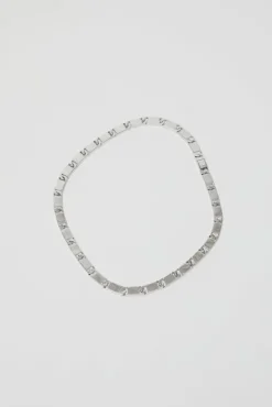 Clearance Rectangle Chain Link Necklace in Silver Holiday Gift Guide|Jewelry & Watches