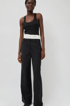 Online Relaxed Corset Trousers in Noir Shorts & Pants|Clothing