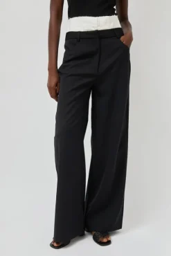 Online Relaxed Corset Trousers in Noir Shorts & Pants|Clothing