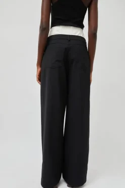 Online Relaxed Corset Trousers in Noir Shorts & Pants|Clothing