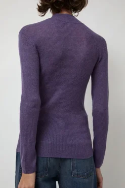 Hot Ribalpa Turtleneck in Lilac Collections|Sweaters