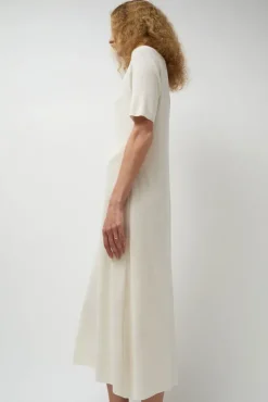 Best Rib Henley Dress in Bone Dresses|Clothing