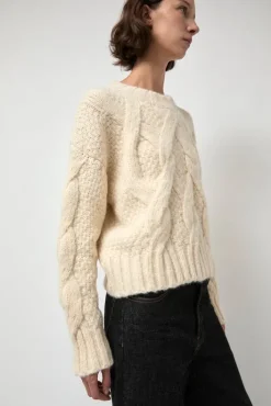 Hot Rita Cable Sweater in Ivory Holiday Gift Guide|Sweaters