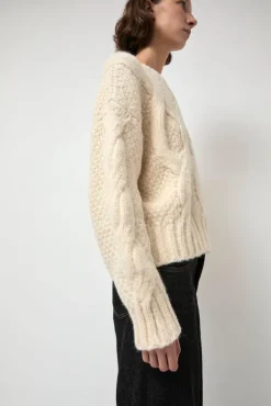 Hot Rita Cable Sweater in Ivory Holiday Gift Guide|Sweaters