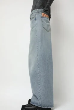 Outlet Roomy Jean in 90s Blue Denim|Shorts & Pants